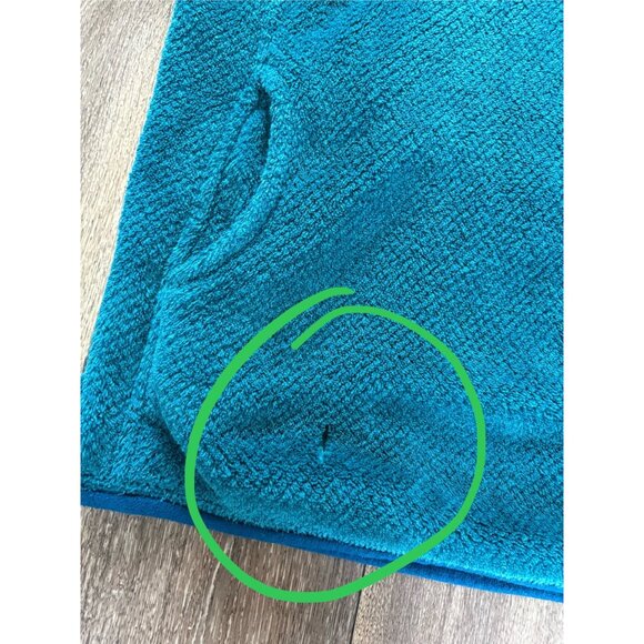 PATAGONIA WOMENS RE-TOOL SNAP-T FLEECE PULLOVER BLUE TEAL SIZE SMALL POLARTEC - - Picture 3 of 9